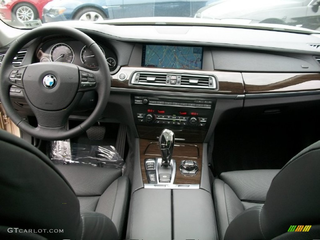 2011 BMW 7 Series 750Li xDrive Sedan Black Dashboard Photo #50807481