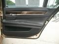 Black 2011 BMW 7 Series 750Li xDrive Sedan Door Panel