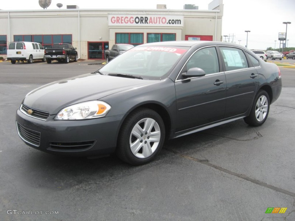 2010 Impala LS - Cyber Gray Metallic / Ebony photo #1