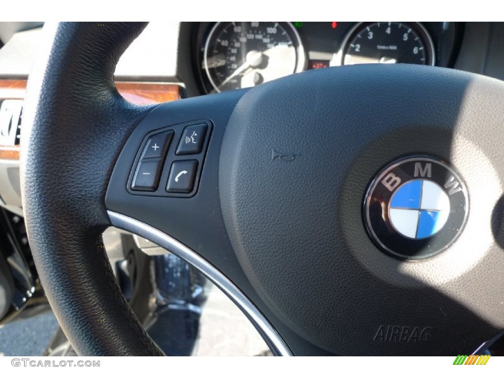 2009 3 Series 328xi Coupe - Jet Black / Saddle Brown Dakota Leather photo #38