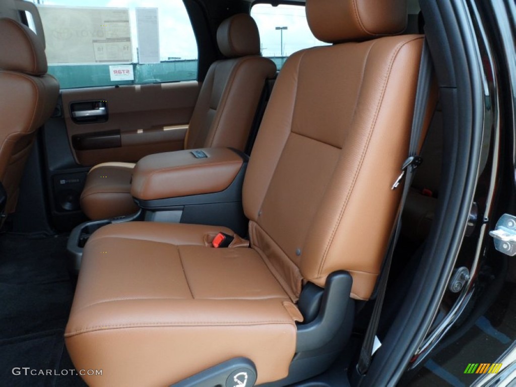 Red Rock Interior 2011 Toyota Sequoia Platinum Photo #50810028