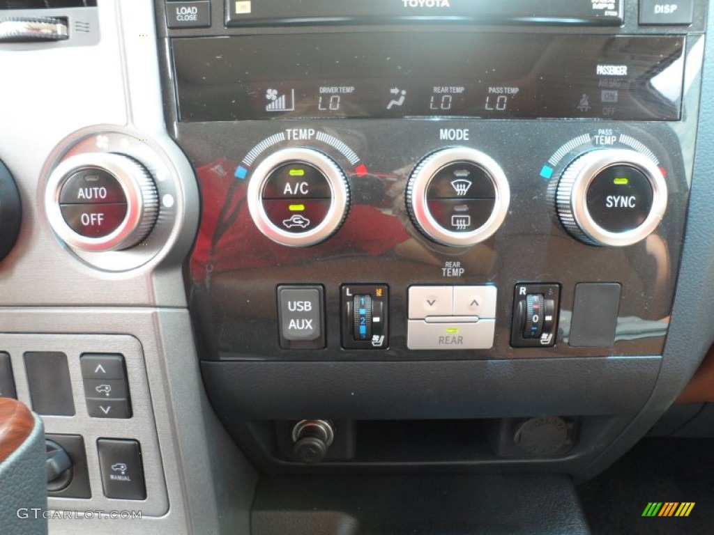 2011 Toyota Sequoia Platinum Controls Photo #50810235