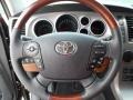 2011 Toyota Sequoia Red Rock Interior Steering Wheel Photo