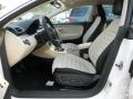Black/Cornsilk Beige 2012 Volkswagen CC Sport Interior Color