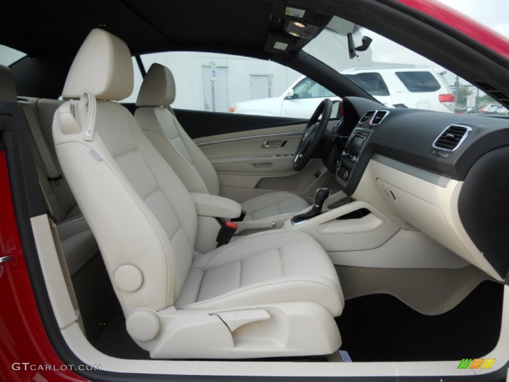 Cornsilk Beige Interior 2012 Volkswagen Eos Komfort Photo #50812593