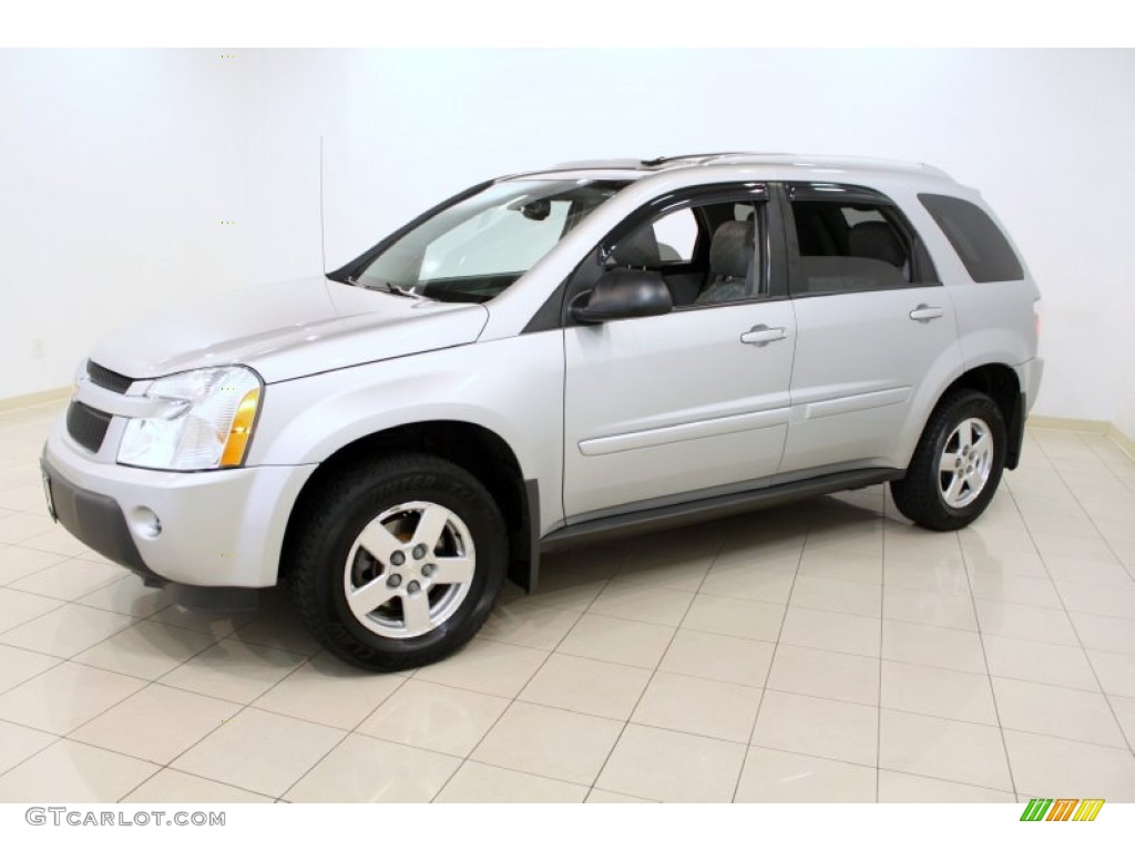 2005 Equinox LT AWD - Galaxy Silver Metallic / Light Gray photo #3