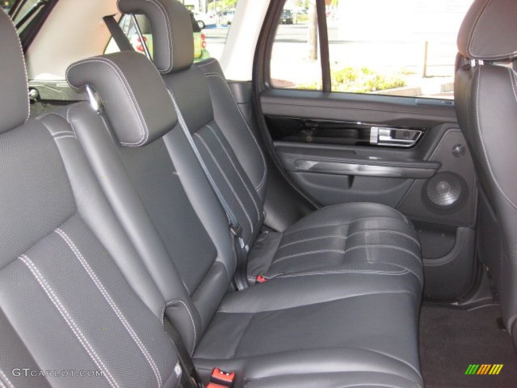 Ebony/Lunar Stitching Interior 2010 Land Rover Range Rover Sport Supercharged Photo #50813694