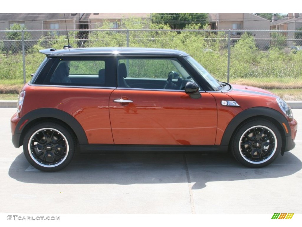 Spice Orange Metallic 2011 Mini Cooper S Hardtop Exterior Photo #50813775