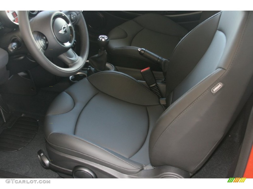 Carbon Black Interior 2011 Mini Cooper S Hardtop Photo #50813874