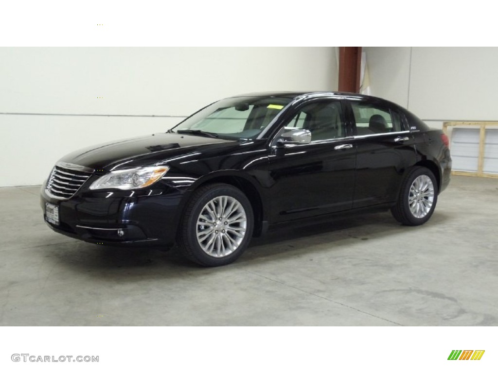 Brilliant Black Crystal Pearl 2011 Chrysler 200 Limited Exterior Photo #50814714