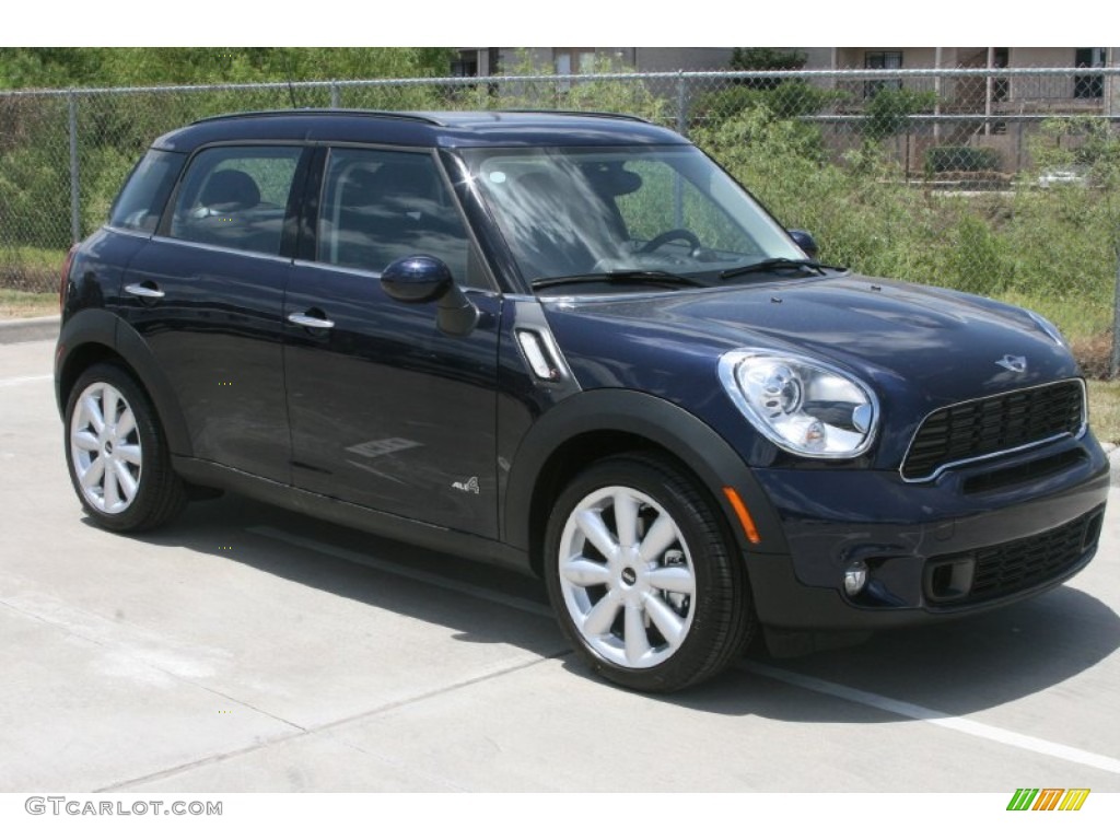2011 Cooper S Countryman All4 AWD - Cosmic Blue / Carbon Black photo #6