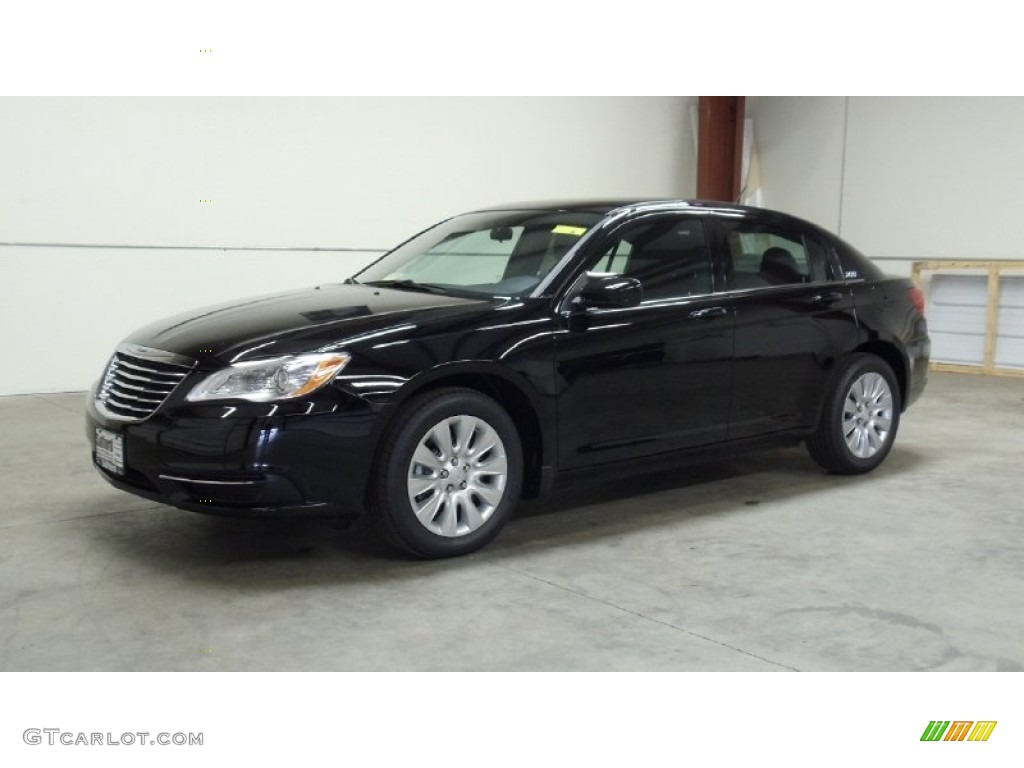 Brilliant Black Crystal Pearl 2011 Chrysler 200 LX Exterior Photo #50815188