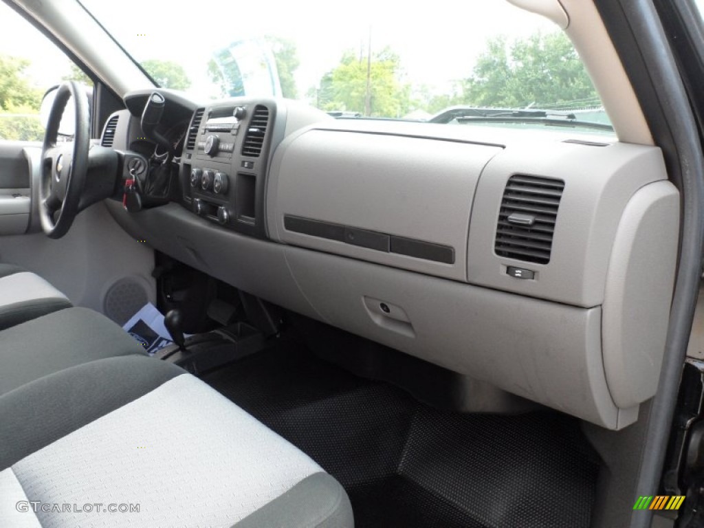 2008 Silverado 1500 Work Truck Regular Cab 4x4 - Black / Dark Titanium photo #29