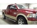 2011 Deep Cherry Red Crystal Pearl Dodge Ram 1500 Laramie Longhorn Crew Cab 4x4  photo #9