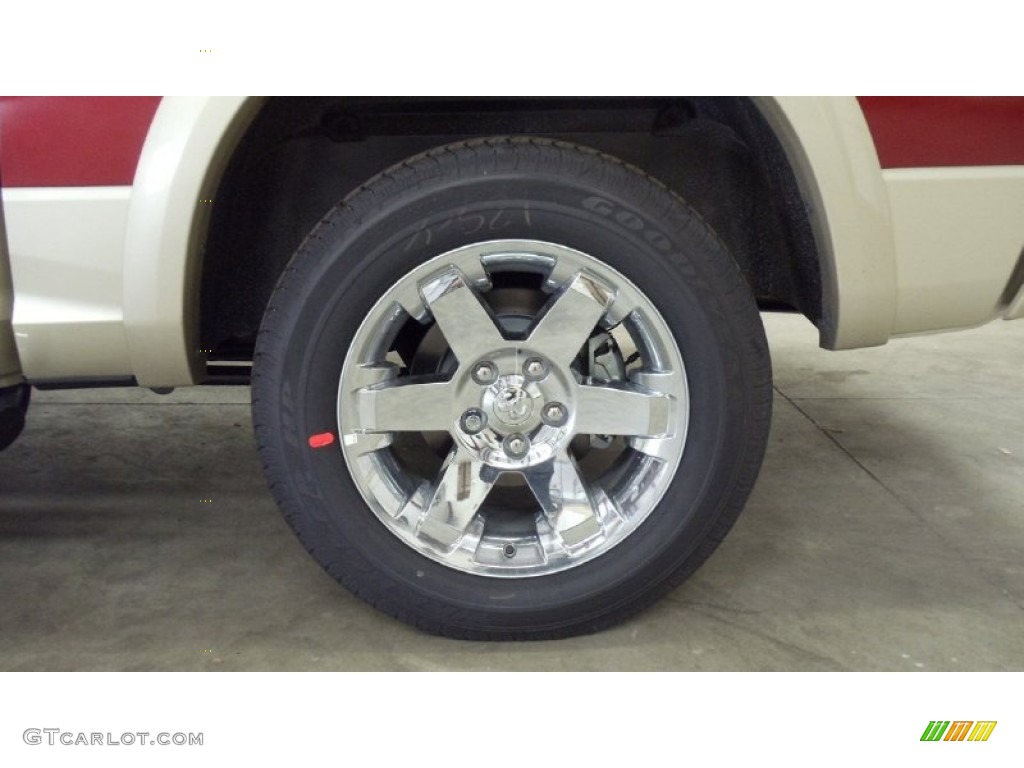 2011 Ram 1500 Laramie Longhorn Crew Cab 4x4 - Deep Cherry Red Crystal Pearl / Light Pebble Beige/Bark Brown photo #34