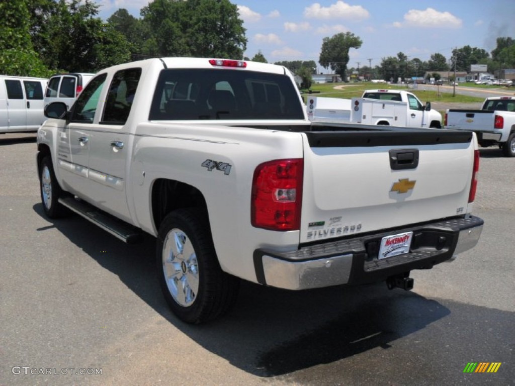 2011 Silverado 1500 LTZ Crew Cab 4x4 - White Diamond Tricoat / Ebony photo #2