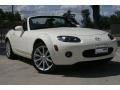 2008 Marble White Mazda MX-5 Miata Grand Touring Roadster  photo #1