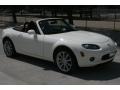 2008 Marble White Mazda MX-5 Miata Grand Touring Roadster  photo #3