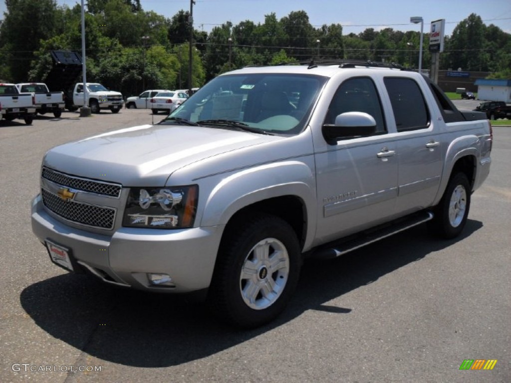 2011 Avalanche Z71 4x4 - Sheer Silver Metallic / Dark Titanium/Light Titanium photo #1