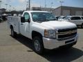 Summit White - Silverado 2500HD Regular Cab Chassis Photo No. 5