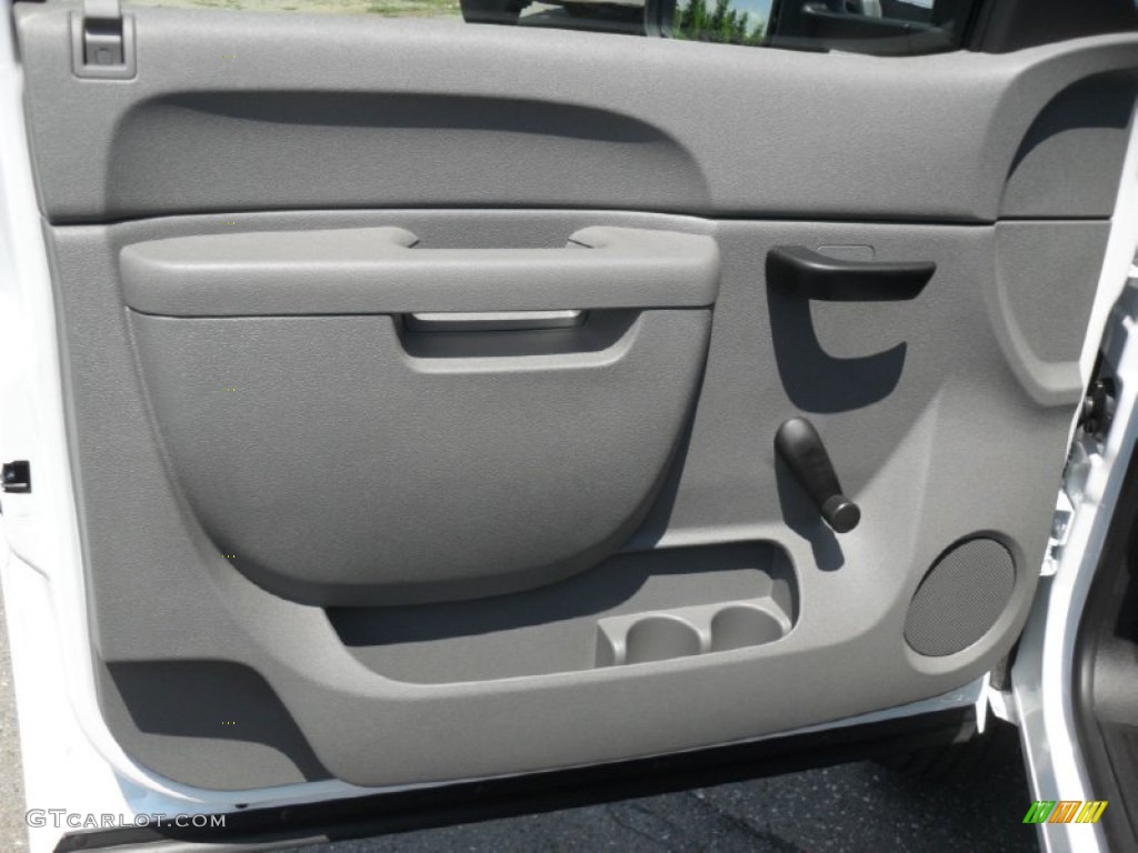 2011 Chevrolet Silverado 2500HD Regular Cab Chassis Dark Titanium Door Panel Photo #50820528