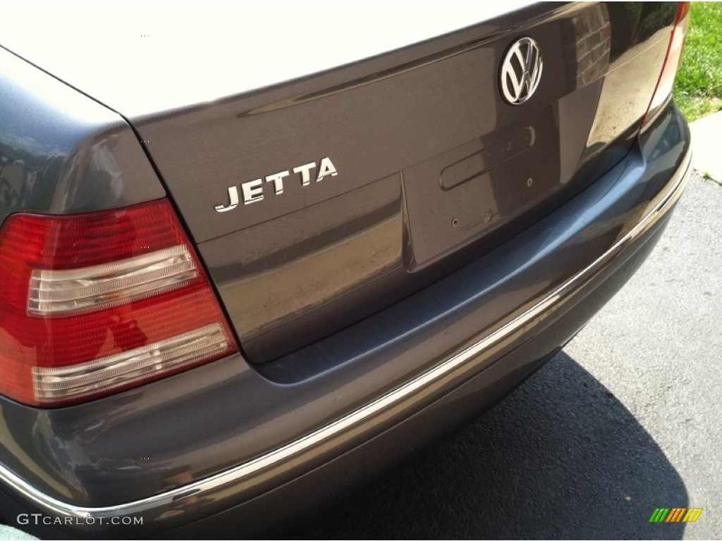 2004 Jetta GL Sedan - Platinum Grey Metallic / Grey photo #3