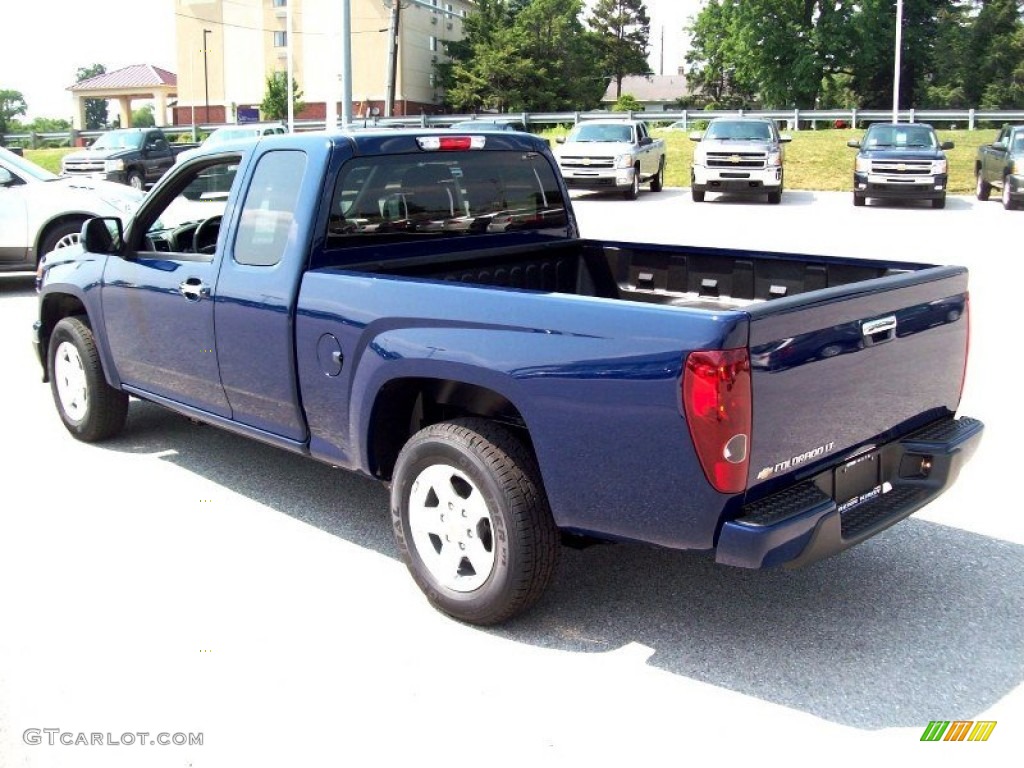 Deep Navy 2011 Chevrolet Colorado LT Extended Cab Exterior Photo #50824425