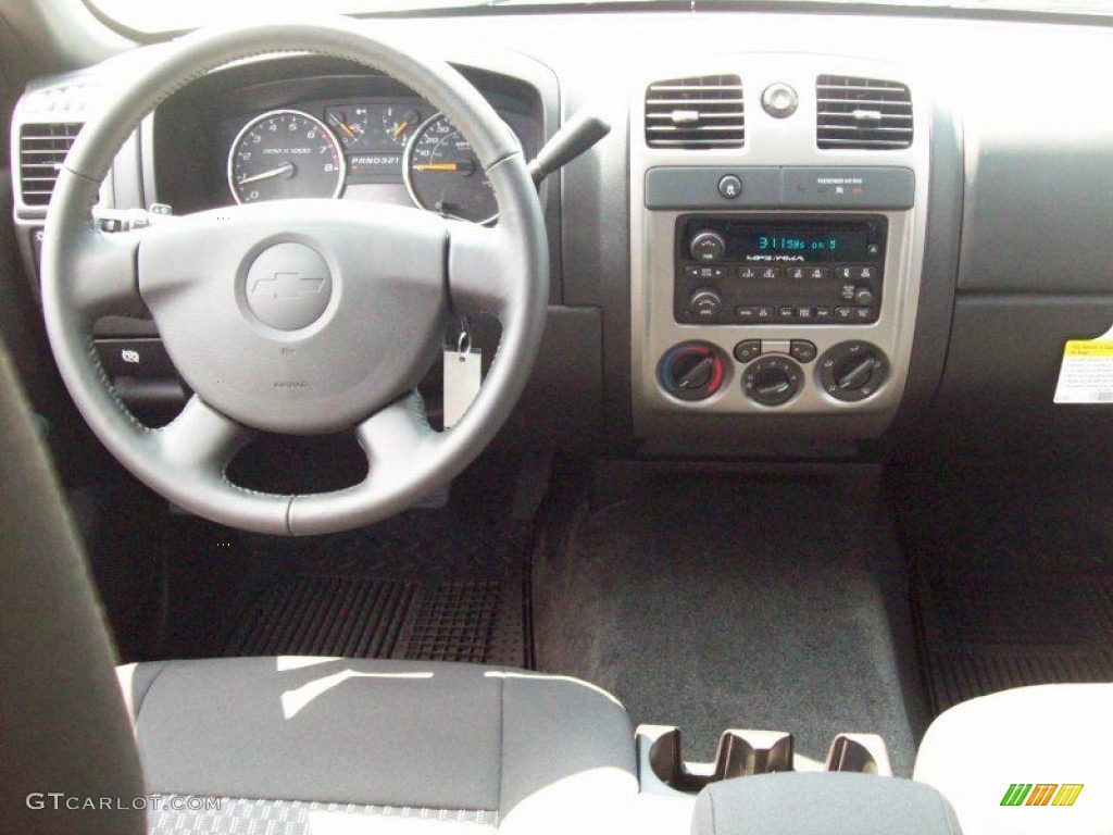 2011 Chevrolet Colorado LT Extended Cab Ebony Dashboard Photo #50824461