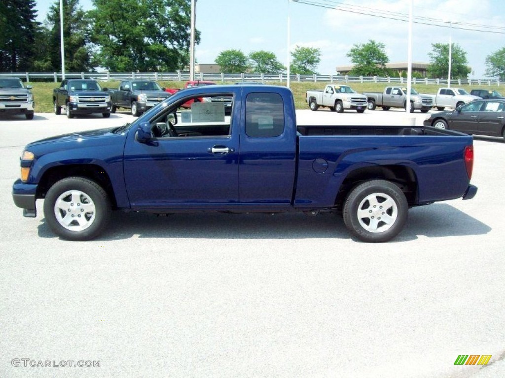 Deep Navy 2011 Chevrolet Colorado LT Extended Cab Exterior Photo #50824512