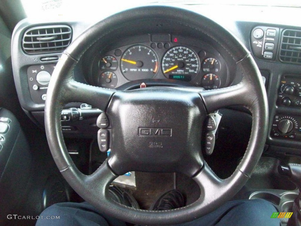 1999 GMC Jimmy SLT 4x4 Graphite Steering Wheel Photo #50825025