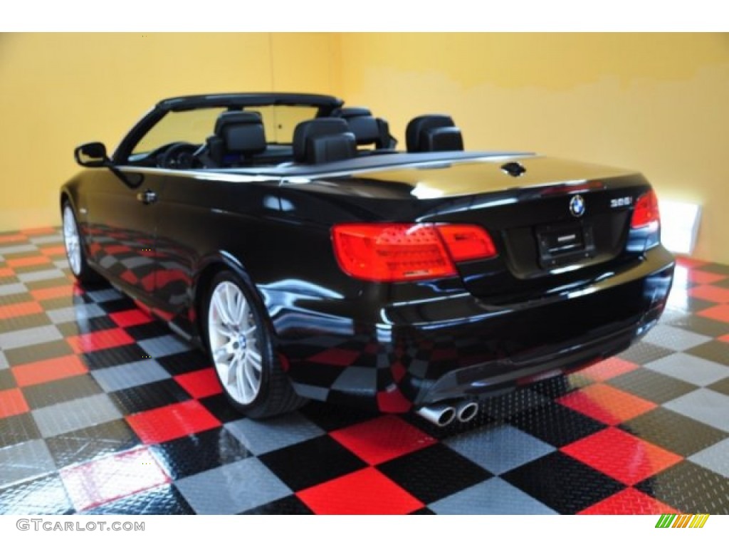 2011 3 Series 328i Convertible - Jet Black / Black photo #3