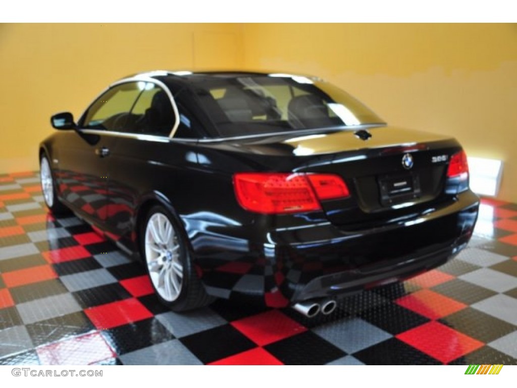 2011 3 Series 328i Convertible - Jet Black / Black photo #7