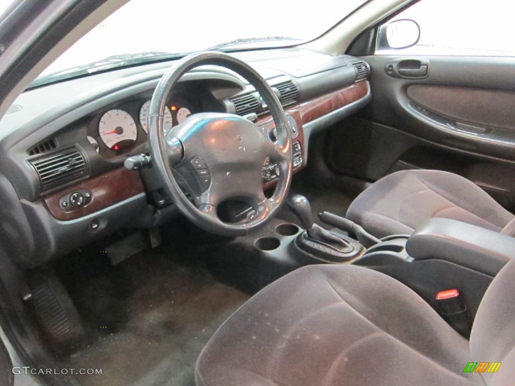 2002 Stratus ES Sedan - Sterling Blue Satin Glow / Dark Slate Gray photo #5