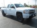 Summit White 2009 Chevrolet Silverado 1500 LT Extended Cab 4x4 Exterior