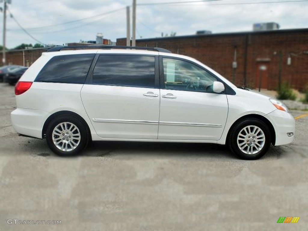 2008 Sienna Limited - Arctic Frost Pearl / Fawn photo #6