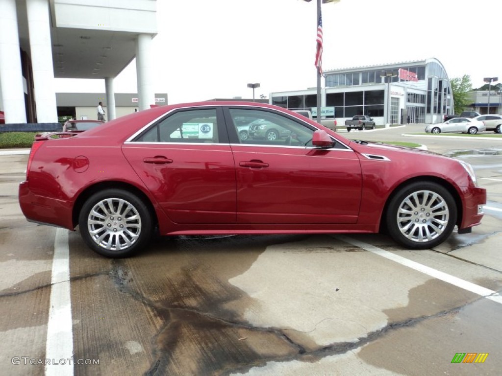 Crystal Red Tintcoat 2011 Cadillac CTS 3.6 Sedan Exterior Photo #50832693