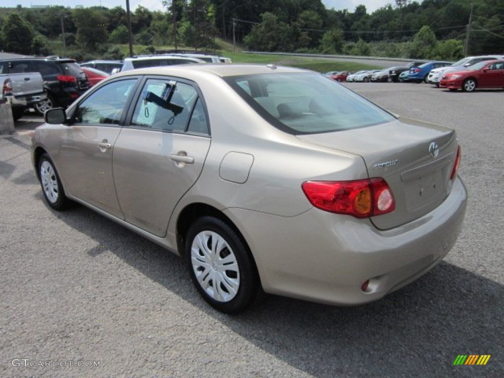 2009 Corolla XLE - Desert Sand Mica / Bisque photo #5