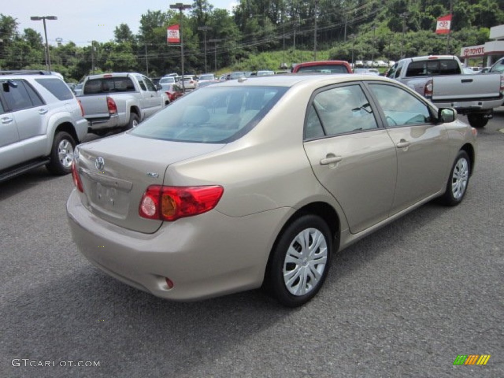2009 Corolla XLE - Desert Sand Mica / Bisque photo #7