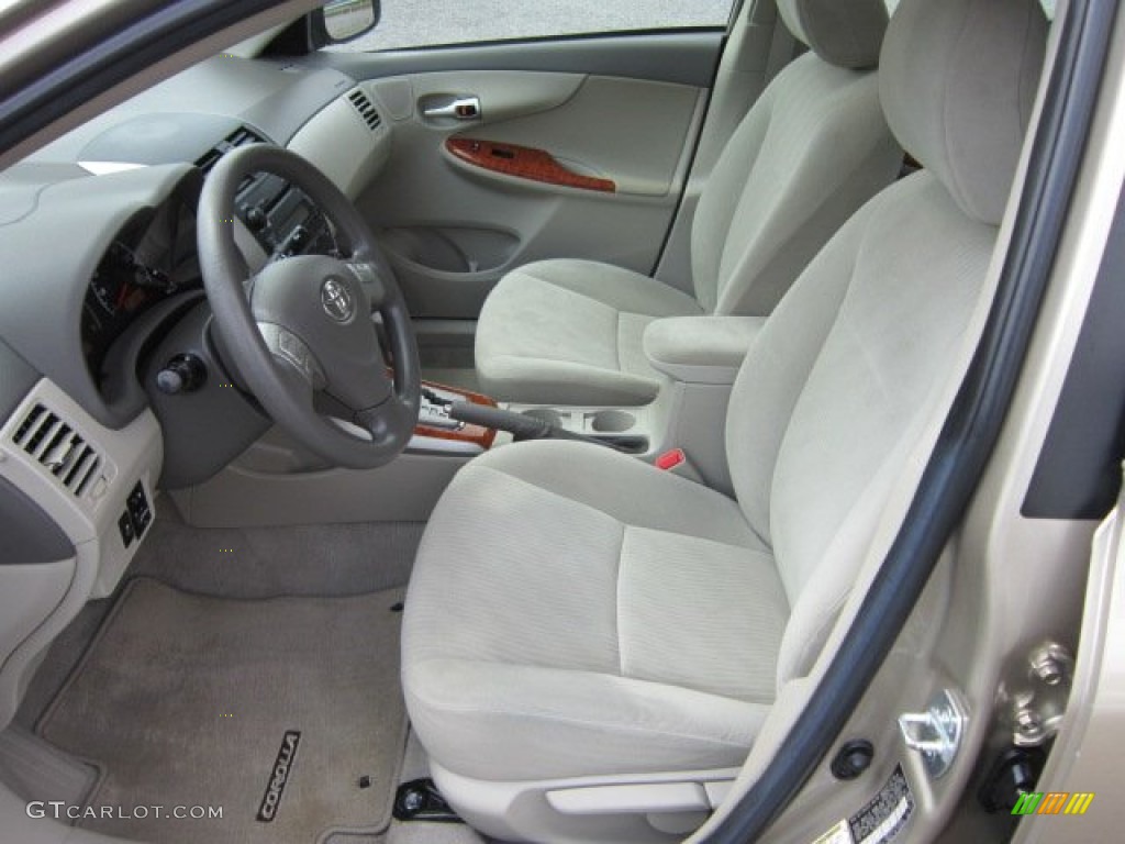 2009 Corolla XLE - Desert Sand Mica / Bisque photo #12