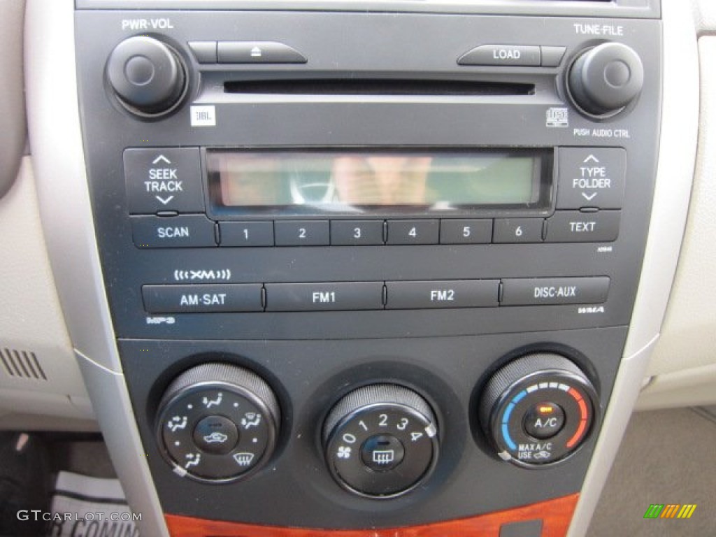 2009 Corolla XLE - Desert Sand Mica / Bisque photo #14