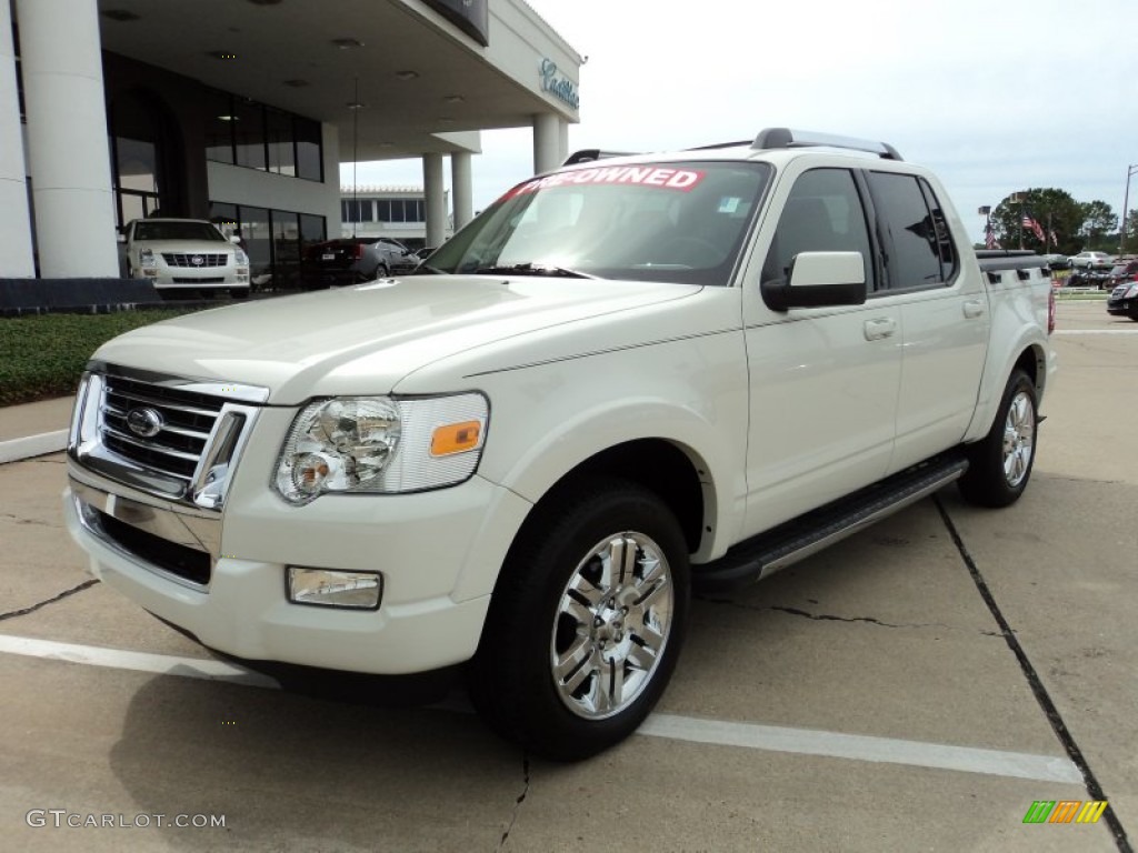 White Suede 2010 Ford Explorer Sport Trac Limited Exterior Photo #50834658