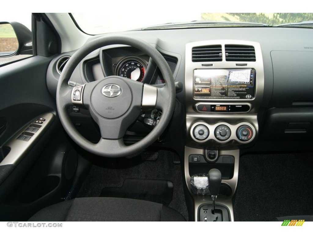 2011 Scion xD Standard xD Model Charcoal Dashboard Photo #50835444