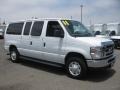 Oxford White 2008 Ford E Series Van E350 Super Duty Passenger