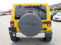2011 Detonator Yellow Jeep Wrangler Unlimited Sahara 4x4  photo #4