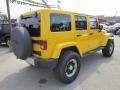 2011 Detonator Yellow Jeep Wrangler Unlimited Sahara 4x4  photo #5