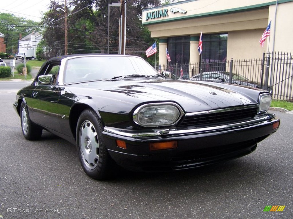 1996 XJ XJS Convertible - Black / Coffee photo #7