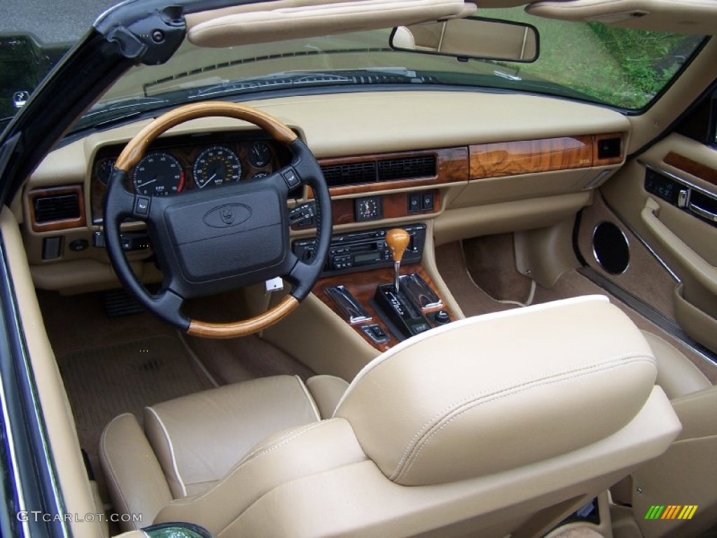1996 Jaguar XJ XJS Convertible Coffee Dashboard Photo #50836281