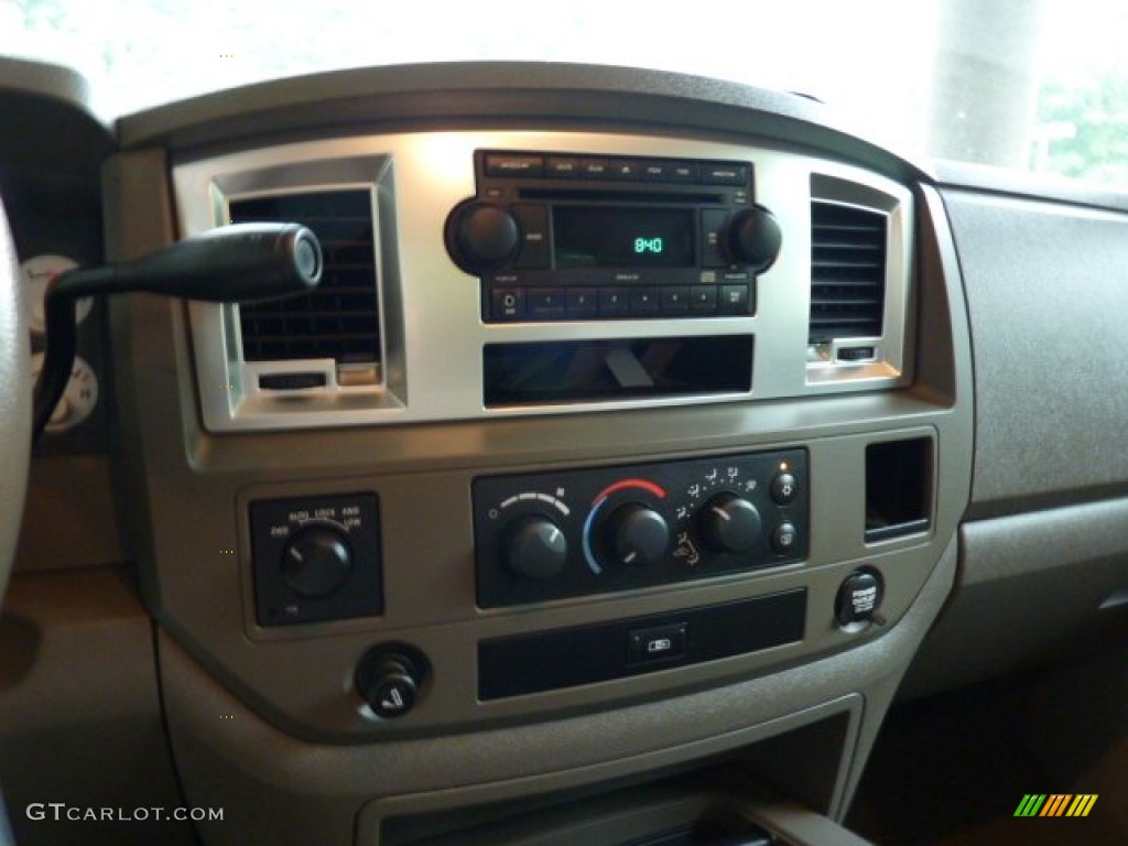 2008 Dodge Ram 1500 Big Horn Edition Quad Cab 4x4 Controls Photo #50837673