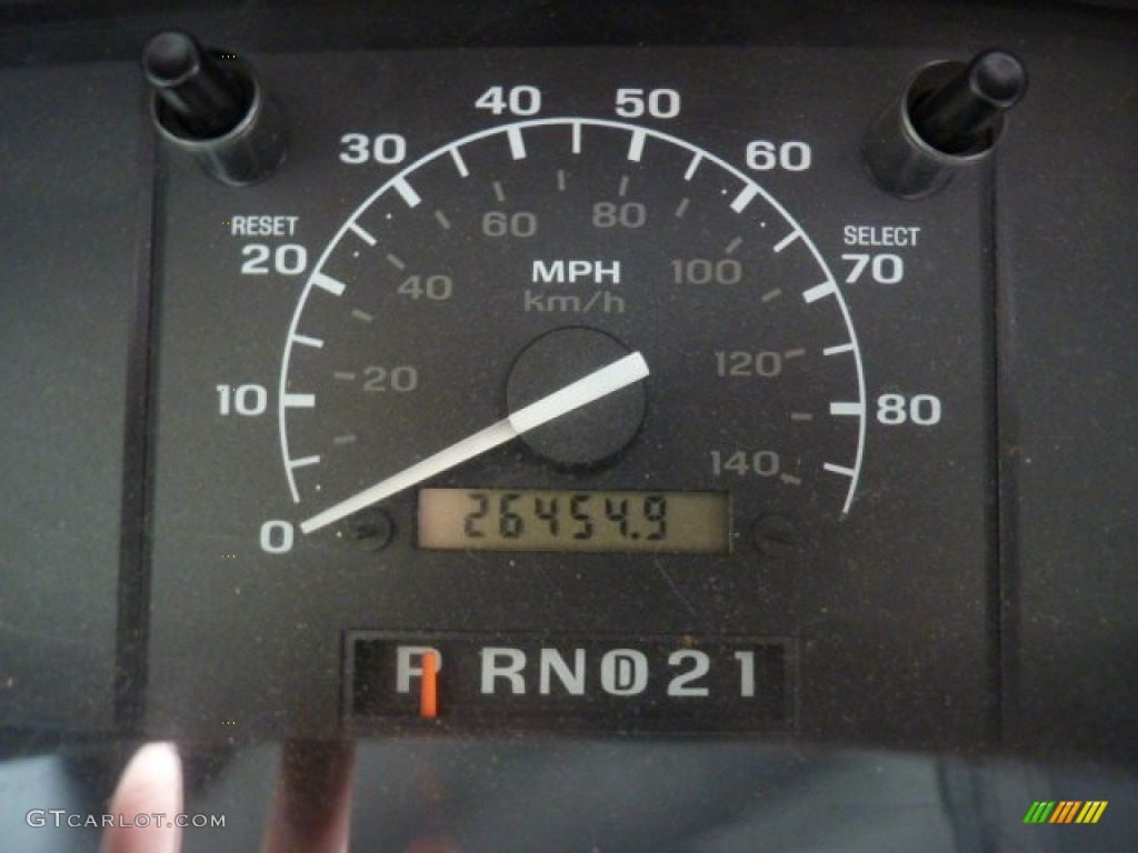 1997 F250 XL Regular Cab 4x4 - Black / Medium Graphite photo #14