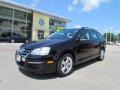 2009 Black Uni Volkswagen Jetta S SportWagen  photo #1